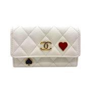 Chanel Vintage Pre-owned Laeder plnbcker White, Dam