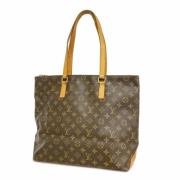 Louis Vuitton Vintage Pre-owned Tyg totevskor Brown, Dam