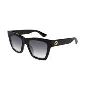 Gucci Svart Grå Solglasögon Gg1714S Modell Black, Unisex