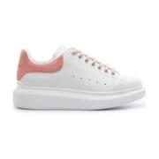 Alexander McQueen Vita Sneakers med Mockadetaljer White, Dam