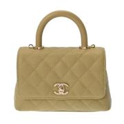 Chanel Vintage Pre-owned Laeder chanel-vskor Beige, Dam