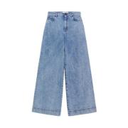 Max Mara Weekend Retrostil Breda Ben Jeans Blue, Dam