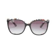 Miu Miu Pre-owned Pre-owned Canvas solglasgon Multicolor, Dam