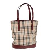 Burberry Vintage Pre-owned Laeder totevskor Brown, Dam