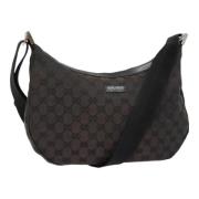 Gucci Vintage Pre-owned Canvas axelremsvskor Black, Dam