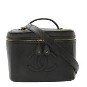 Chanel Vintage Pre-owned Laeder chanel-vskor Black, Dam