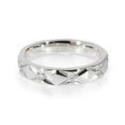 Chanel Vintage Pre-owned Metall ringar Gray, Dam