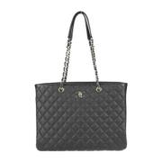 Chanel Vintage Pre-owned Laeder chanel-vskor Black, Dam