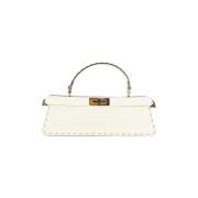 Fendi Vintage Pre-owned Laeder handvskor White, Dam