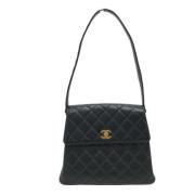 Chanel Vintage Pre-owned Laeder chanel-vskor Black, Dam