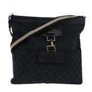 Gucci Vintage Pre-owned Canvas gucci-vskor Black, Dam