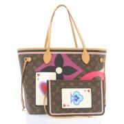 Louis Vuitton Vintage Pre-owned Tyg louis-vuitton-vskor Brown, Dam