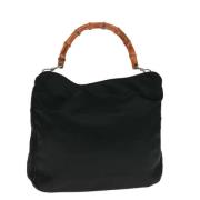 Gucci Vintage Pre-owned Nylon gucci-vskor Black, Dam