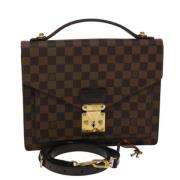 Louis Vuitton Vintage Pre-owned Canvas louis-vuitton-vskor Brown, Dam