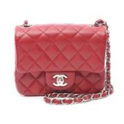 Chanel Vintage Pre-owned Laeder chanel-vskor Red, Dam