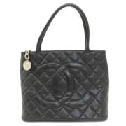 Chanel Vintage Pre-owned Laeder chanel-vskor Black, Dam