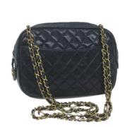 Chanel Vintage Pre-owned Laeder chanel-vskor Blue, Dam