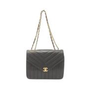 Chanel Vintage Pre-owned Laeder chanel-vskor Black, Dam