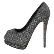 Giuseppe Zanotti Pre-owned Pre-owned Laeder klackskor Gray, Dam