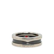 Bvlgari Vintage Pre-owned Metall ringar Gray, Dam