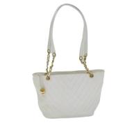 Chanel Vintage Pre-owned Silke chanel-vskor White, Dam