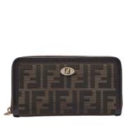 Fendi Vintage Pre-owned Laeder plnbcker Brown, Dam