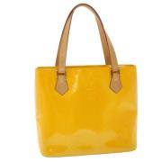 Louis Vuitton Vintage Pre-owned Laeder totevskor Yellow, Dam