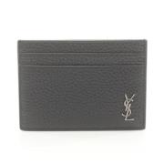 Yves Saint Laurent Vintage Pre-owned Laeder plnbcker Black, Herr