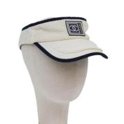 Chanel Vintage Pre-owned Bomull hattar-och-kepsar White, Unisex