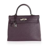 Hermès Vintage Pre-owned Laeder handvskor Purple, Dam