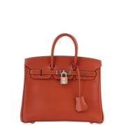 Hermès Vintage Pre-owned Canvas handvskor Red, Dam