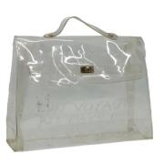 Hermès Vintage Pre-owned Canvas handvskor White, Dam