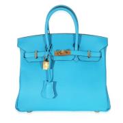 Hermès Vintage Pre-owned Laeder handvskor Blue, Dam