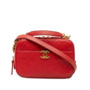 Chanel Vintage Pre-owned Laeder chanel-vskor Red, Dam