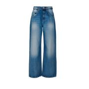 Icon Denim Vida Ben Medium Midja Jeans Blue, Dam