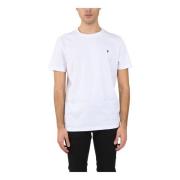 Dondup Jersey T-shirt med metall D White, Herr