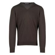 Gran Sasso Stilig Pullover Sweater Brown, Herr