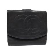 Chanel Vintage Pre-owned Laeder plnbcker Black, Dam