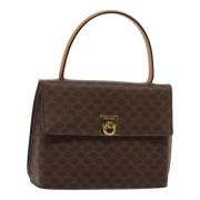 Celine Vintage Pre-owned Canvas handvskor Brown, Dam