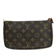 Louis Vuitton Vintage Pre-owned Canvas kuvertvskor Brown, Dam