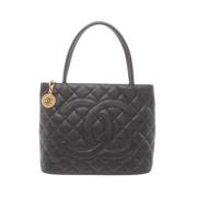 Chanel Vintage Pre-owned Laeder chanel-vskor Black, Dam