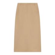 Theory Maxi Kamelkjol med Fickor Brown, Dam