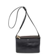 Celine Vintage Pre-owned Laeder axelremsvskor Black, Dam