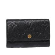 Louis Vuitton Vintage Pre-owned Laeder nyckelhllare Black, Dam