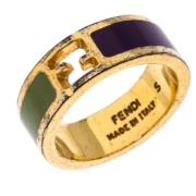 Fendi Vintage Pre-owned Guld ringar Yellow, Dam