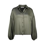 Amélie & Amélie Ljus Khaki Blus Green, Dam