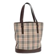 Burberry Vintage Pre-owned Canvas totevskor Brown, Dam