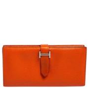 Hermès Vintage Pre-owned Laeder plnbcker Orange, Dam