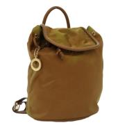 Celine Vintage Pre-owned Nylon axelremsvskor Brown, Dam