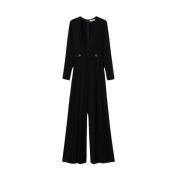 Twinset Elegant Jumpsuit för Kvinnor Black, Dam